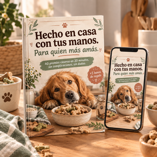 +40 recetas de premios caseros para tu perro + 5 bonus de regalo
